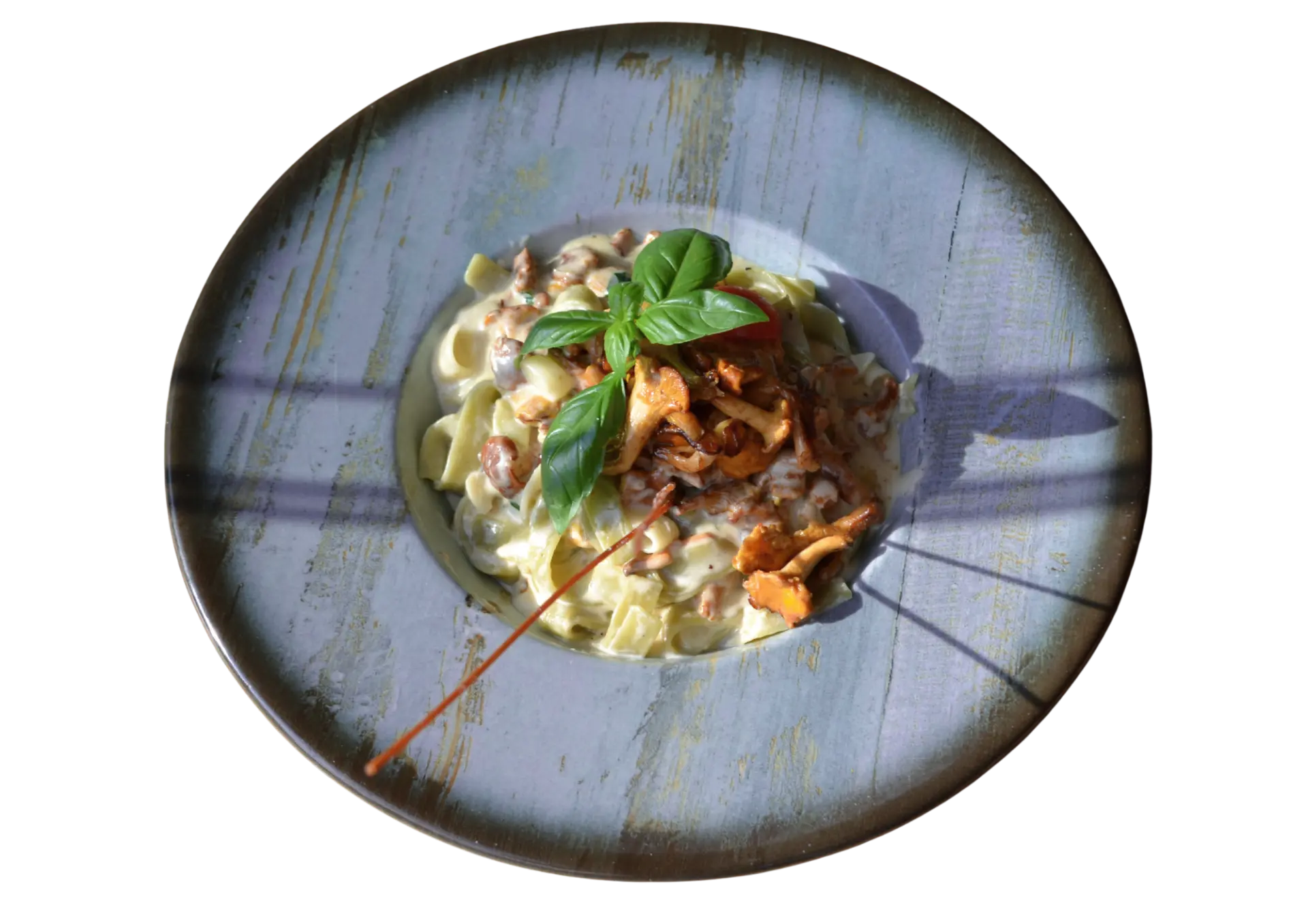 Tagliatelle mit Pfifferlingen in Rahmsauce